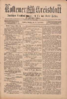 Kostener Kreisblatt: amtliches Ver&ouml;ffentlichungsblatt f&uuml;r den Kreis Kosten 1899.04.25 Jg.34 Nr33