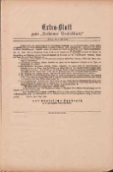 Kostener Kreisblatt: amtliches Veröffentlichungsblatt für den Kreis Kosten 1899.05.03 Extra Blatt