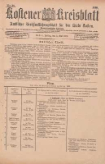 Kostener Kreisblatt: amtliches Ver&ouml;ffentlichungsblatt f&uuml;r den Kreis Kosten 1899.05.05 Jg.34 Nr36