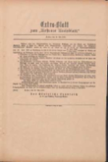 Kostener Kreisblatt: amtliches Veröffentlichungsblatt für den Kreis Kosten 1899.05.19 Extra Blatt