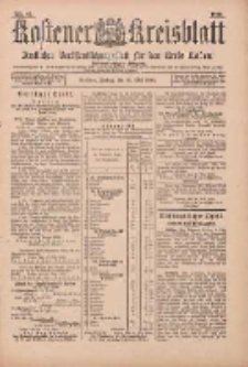 Kostener Kreisblatt: amtliches Ver&ouml;ffentlichungsblatt f&uuml;r den Kreis Kosten 1899.05.26 Jg.34 Nr42
