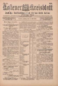 Kostener Kreisblatt: amtliches Veröffentlichungsblatt für den Kreis Kosten 1899.05.26 Jg.34 Nr42