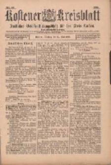 Kostener Kreisblatt: amtliches Veröffentlichungsblatt für den Kreis Kosten 1899.05.30 Jg.34 Nr43