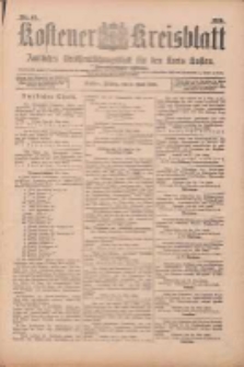Kostener Kreisblatt: amtliches Veröffentlichungsblatt für den Kreis Kosten 1899.06.02 Jg.34 Nr44