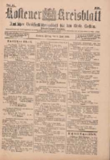 Kostener Kreisblatt: amtliches Ver&ouml;ffentlichungsblatt f&uuml;r den Kreis Kosten 1899.06.09 Jg.34 Nr46