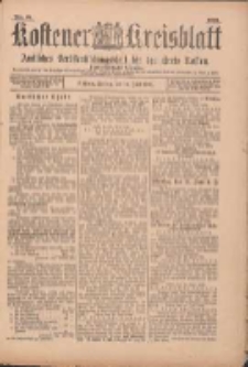 Kostener Kreisblatt: amtliches Ver&ouml;ffentlichungsblatt f&uuml;r den Kreis Kosten 1899.06.16 Jg.34 Nr48