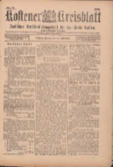 Kostener Kreisblatt: amtliches Veröffentlichungsblatt für den Kreis Kosten 1899.06.16 Jg.34 Nr48
