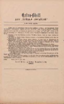 Kostener Kreisblatt: amtliches Veröffentlichungsblatt für den Kreis Kosten 1899.06.17 Extra Blatt