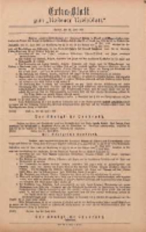 Kostener Kreisblatt: amtliches Ver&ouml;ffentlichungsblatt f&uuml;r den Kreis Kosten 1899.06.24 Extra Blatt