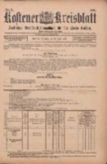 Kostener Kreisblatt: amtliches Ver&ouml;ffentlichungsblatt f&uuml;r den Kreis Kosten 1899.06.27 Jg.34 Nr51