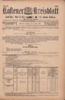 Kostener Kreisblatt: amtliches Veröffentlichungsblatt für den Kreis Kosten 1899.06.27 Jg.34 Nr51