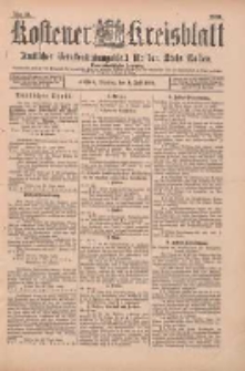 Kostener Kreisblatt: amtliches Ver&ouml;ffentlichungsblatt f&uuml;r den Kreis Kosten 1899.07.04 Jg.34 Nr53