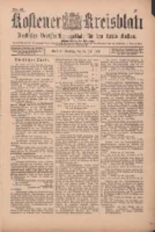 Kostener Kreisblatt: amtliches Veröffentlichungsblatt für den Kreis Kosten 1899.07.18 Jg.34 Nr57