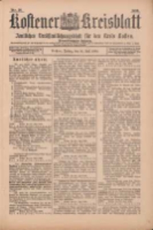 Kostener Kreisblatt: amtliches Veröffentlichungsblatt für den Kreis Kosten 1899.07.21 Jg.34 Nr58