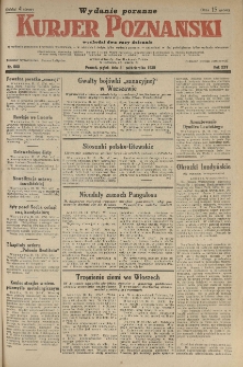 Kurier Poznański 1930.10.31 R.25 nr 503