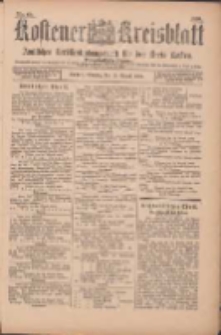 Kostener Kreisblatt: amtliches Ver&ouml;ffentlichungsblatt f&uuml;r den Kreis Kosten 1899.08.29 Jg.34 Nr69