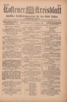 Kostener Kreisblatt: amtliches Ver&ouml;ffentlichungsblatt f&uuml;r den Kreis Kosten 1899.09.01 Jg.34 Nr70