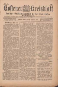 Kostener Kreisblatt: amtliches Ver&ouml;ffentlichungsblatt f&uuml;r den Kreis Kosten 1899.09.05 Jg.34 Nr71