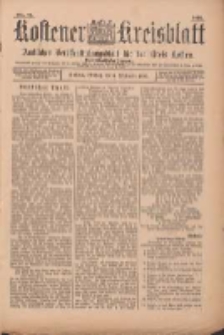 Kostener Kreisblatt: amtliches Veröffentlichungsblatt für den Kreis Kosten 1899.09.05 Jg.34 Nr71