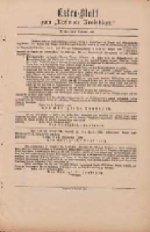 Kostener Kreisblatt: amtliches Veröffentlichungsblatt für den Kreis Kosten 1899.09.09 Extra Blatt