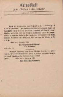 Kostener Kreisblatt: amtliches Veröffentlichungsblatt für den Kreis Kosten 1899.09.13 Extra Blatt