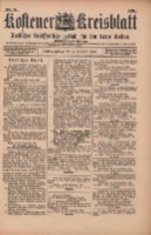 Kostener Kreisblatt: amtliches Ver&ouml;ffentlichungsblatt f&uuml;r den Kreis Kosten 1899.09.15 Jg.34 Nr74