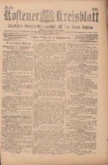 Kostener Kreisblatt: amtliches Veröffentlichungsblatt für den Kreis Kosten 1899.09.19 Jg.34 Nr75