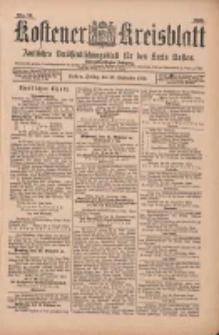 Kostener Kreisblatt: amtliches Ver&ouml;ffentlichungsblatt f&uuml;r den Kreis Kosten 1899.09.22 Jg.34 Nr76