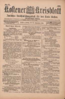 Kostener Kreisblatt: amtliches Veröffentlichungsblatt für den Kreis Kosten 1899.09.22 Jg.34 Nr76