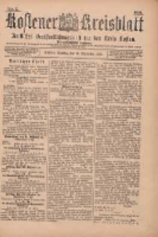 Kostener Kreisblatt: amtliches Ver&ouml;ffentlichungsblatt f&uuml;r den Kreis Kosten 1899.09.26 Jg.34 Nr77