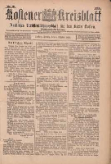 Kostener Kreisblatt: amtliches Veröffentlichungsblatt für den Kreis Kosten 1899.10.06 Jg.34 Nr80
