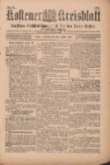 Kostener Kreisblatt: amtliches Veröffentlichungsblatt für den Kreis Kosten 1899.10.10 Jg.34 Nr81