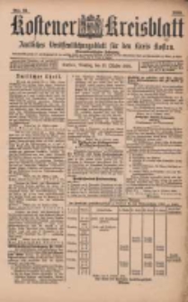 Kostener Kreisblatt: amtliches Ver&ouml;ffentlichungsblatt f&uuml;r den Kreis Kosten 1899.10.17 Jg.34 Nr83