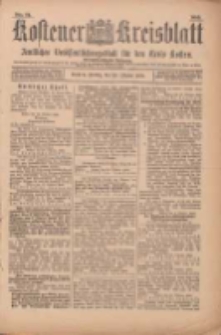 Kostener Kreisblatt: amtliches Veröffentlichungsblatt für den Kreis Kosten 1899.10.20 Jg.34 Nr84