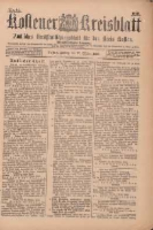 Kostener Kreisblatt: amtliches Ver&ouml;ffentlichungsblatt f&uuml;r den Kreis Kosten 1899.10.27 Jg.34 Nr86