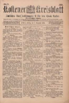 Kostener Kreisblatt: amtliches Veröffentlichungsblatt für den Kreis Kosten 1899.11.03 Jg.34 Nr88