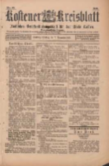 Kostener Kreisblatt: amtliches Ver&ouml;ffentlichungsblatt f&uuml;r den Kreis Kosten 1899.11.07 Jg.34 Nr89