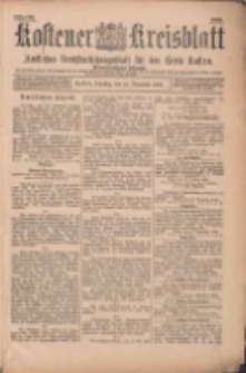 Kostener Kreisblatt: amtliches Ver&ouml;ffentlichungsblatt f&uuml;r den Kreis Kosten 1899.11.21 Jg.34 Nr93