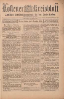Kostener Kreisblatt: amtliches Veröffentlichungsblatt für den Kreis Kosten 1899.12.01 Jg.34 Nr96