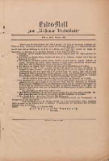Kostener Kreisblatt: amtliches Ver&ouml;ffentlichungsblatt f&uuml;r den Kreis Kosten 1899.12.09 Extra Blatt