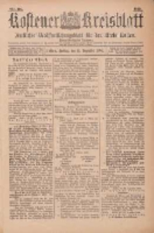 Kostener Kreisblatt: amtliches Ver&ouml;ffentlichungsblatt f&uuml;r den Kreis Kosten 1899.12.15 Jg.34 Nr100