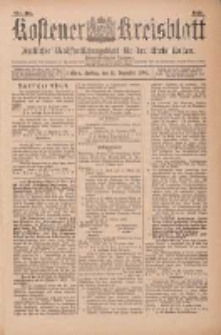 Kostener Kreisblatt: amtliches Veröffentlichungsblatt für den Kreis Kosten 1899.12.15 Jg.34 Nr100