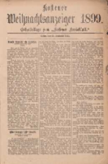 Kostener Kreisblatt: amtliches Ver&ouml;ffentlichungsblatt f&uuml;r den Kreis Kosten 1899.12.19 Extra Beilage