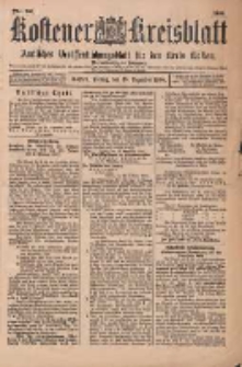 Kostener Kreisblatt: amtliches Veröffentlichungsblatt für den Kreis Kosten 1899.12.29 Jg.34 Nr103