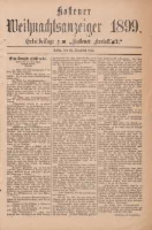 Kostener Kreisblatt: amtliches Veröffentlichungsblatt für den Kreis Kosten 1899.12.22 Extra Beilage