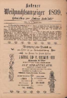 Kostener Kreisblatt: amtliches Veröffentlichungsblatt für den Kreis Kosten 1899.12.12 Extra Blatt