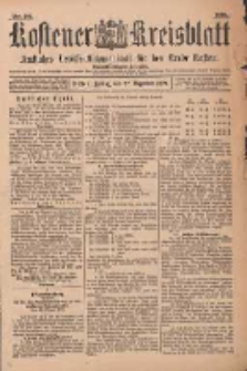 Kostener Kreisblatt: amtliches Ver&ouml;ffentlichungsblatt f&uuml;r den Kreis Kosten 1899.12.22 Jg.34 Nr102