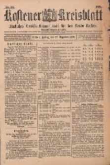 Kostener Kreisblatt: amtliches Veröffentlichungsblatt für den Kreis Kosten 1899.12.22 Jg.34 Nr102