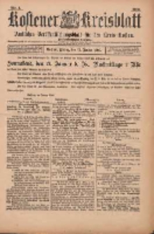 Kostener Kreisblatt: amtliches Veröffentlichungsblatt für den Kreis Kosten 1900.01.12 Jg.35 Nr4