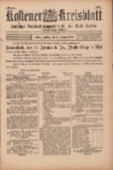 Kostener Kreisblatt: amtliches Veröffentlichungsblatt für den Kreis Kosten 1900.01.19 Jg.35 Nr6